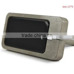 Unique Office Desk Accessories Concrete Tablet StandsStone Phone Holder thumbnail-1
