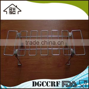 NBRSC Hot Products Custom Design Basket BBQ Grill Basket Collapsible Chicken Rack BBQ Grill thumbnail-1