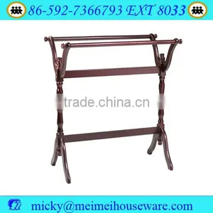 Unique Wooden Towel Rack /floor Standing Rack thumbnail-1