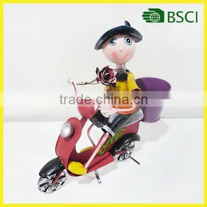 Doll Theme Ornamental Motorcycle Decoration Decoration Metal Low Factory Price thumbnail-1