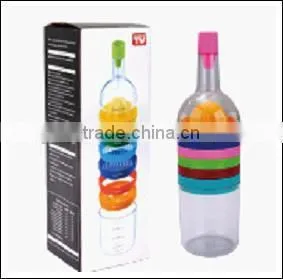 Plastic Multi-functional Bottle Shape 8-IN-1 Fruit Cutter Squeezer thumbnail-1