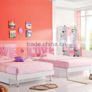 RD103 Sweet Girl Cherry Princess Bedroom Set 2015 New Children Kids Colofurl Cartoon Furniture on Sale in Stock thumbnail-1