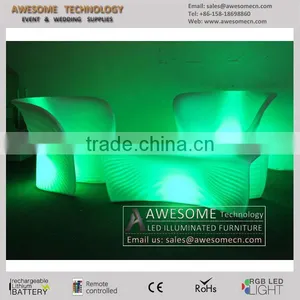 Luxury Led Glow Long End Table for Night Clubs thumbnail-2