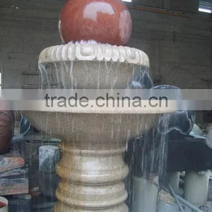 Outdoor Stone Ball Water Fountain thumbnail-1