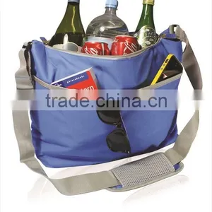 Adjustable Long Shoulder Strap Insulated Cooler Lunch Bag thumbnail-2