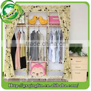Waterproof Feature Kids Cabinet Wardrobe Home Furniture thumbnail-1