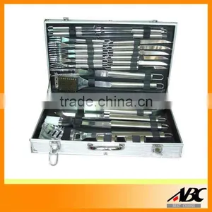 Fashion Item Aluminum Case Stainless Steel BBQ Tool Set thumbnail-3