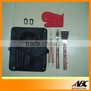 8pcs BBQ Tools Set With Apron thumbnail-1