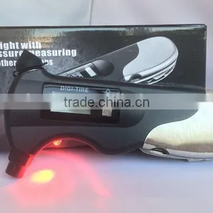 Multifunction Digital Auto Tire Pressure Gauge With LED Light and Knife thumbnail-1