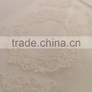 Graceful Glitter Lace Fram Sticker, Classic Decorative Shinny Glitter Sticker thumbnail-2