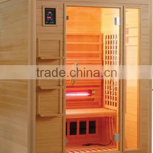 New Design Solid Wooden Dry Sauna Dry Steam Farin Frared Steam Sauna Cabin Room thumbnail-1