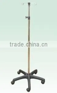 IV Stand Stainless Steel, Plastic Base thumbnail-1