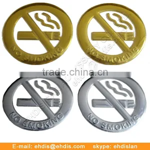 Chrome Gold Car Wrap Vinyl Logo Sticker Wing Badge thumbnail-1