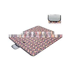 Wholesale Customised Logo Picnic Blanket Tartan Foldable Camping Picnic Mat With Waterproof PVC Coating thumbnail-6