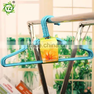 A559 2017 High Quality Clothes Hanger/metal Pvc Coated Laundry Hangerr/Metal PVC Hanger With Curved Shape thumbnail-3