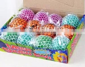 Squishy Color Changing Mesh Stress Ball Grape Stress BallBead Rubber Vent Hand Wrist Toy Mesh thumbnail-4