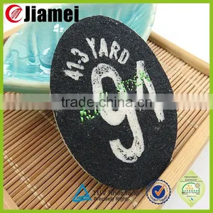 High Quality Silk Screen Printed Canvas Labels for Garment thumbnail-2