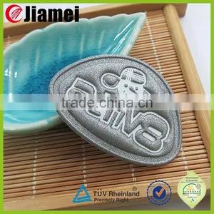 Custom Garment Pvc Logo Embossed Reflective Label/patch/tag thumbnail-4