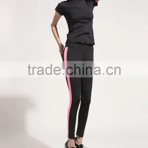 2016 Hot Sale Ladies Cheap Sport Dry Fit Soft Hand Feel Gym Pants thumbnail-3