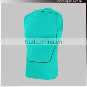 Newest Customized High Qualiity Compression Vest Gear, Performance Training Wear Rash Guard For Men Boys thumbnail-6