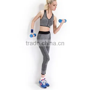 Custom High Quality Ladies Nylon Yoga Sports Bra thumbnail-4