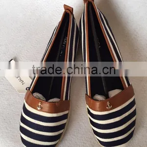 Rope Sole Ladies Shoes Closeout Brand Name Women Slip-on Flat Shoe Excess Stock thumbnail-2