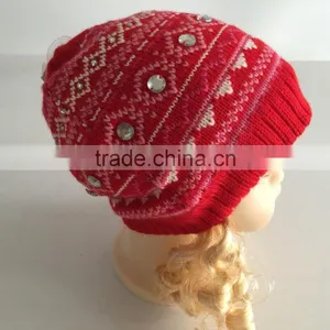 2016 New Fashion Winter Hand Made Knitted Kids Beanie Hats thumbnail-4