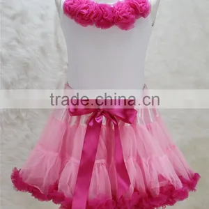 New Design Tutu Pettiskirt Set for Girls, Small Fresh Summer Wear Girl's Super Fluffy Pettiskirt Set thumbnail-4