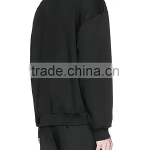 Irregular Print Pattern Casual Thicken Fleece Sweater Oversized Sweatshirt thumbnail-4