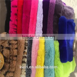 Natural Real Rex Rabbit Fur Plate Pelt Skin for Trim/Rex Rabbit Fur Skin Tanned Rabbit Fur Skin thumbnail-3