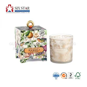 Superior Quality Candle Aromatherapy Oil Cardboard Packaging Boxes Paper Sleeves Made in China thumbnail-1
