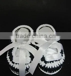 Hand Crochet Cotton Baby Socks thumbnail-1