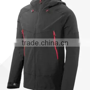 No Zipper Hoodie Jacket Waterproof Fabric Softshell Jacket thumbnail-2