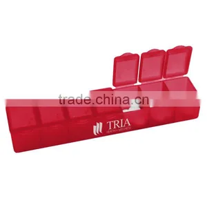 USA Made 7-Day Pill Dispenser - Great for Travellers, Holds a Week's Worth of Pills and Comes With Your Logo thumbnail-3
