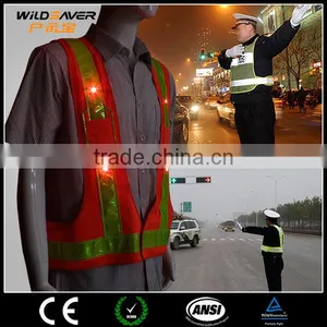 Nice Material LED Shirt Vest High Visibility Safe for Night Cleaning thumbnail-2