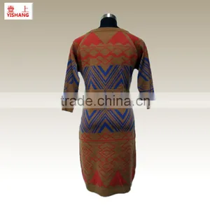 Hot Sale!Jacquard 100%Acrylic Sweater Lady Fashion Sweater thumbnail-2