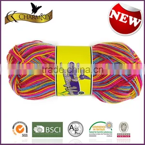 Charmkey Super Fine Crochet Yarn Mixed Color 100 Acrylic Yarn Prices Good From China thumbnail-1