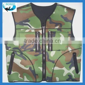 3mm Neoprene Camo Jacket Hunting Jacket Fishing Jacket With Bags thumbnail-2