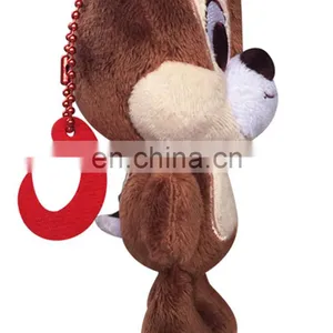 Custom Cute Plush Toys Brown Squirrel Keychain thumbnail-4