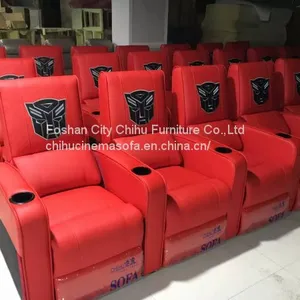 Wholesale Leather Recliner Cinema Sofa,hot Sale Comfortable Cinema Seats Vip thumbnail-1