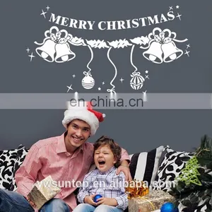 Merry Christmas Double Bell Window/Wall Sticker Christmas Decoration thumbnail-2
