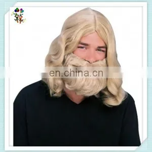 Jesus Wiseman Dress Up Halloween Adult Biblical Synthetic Wig and Beard HPC-0032 thumbnail-4