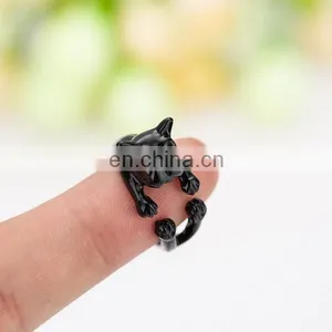 2016 Hot Selling Animal Dog Rings Bulldog Ring Unique Brass Ring thumbnail-2