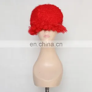 Afro Curly Clown Red Wig FGW-0025 thumbnail-5