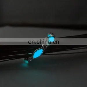 925 Silver Plated Infinity Hollow Out Glow In The Dark Ring For Couple thumbnail-2