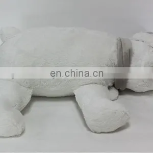 Plush and Stuffed Polar Bear Animal Baby Toys in White Color thumbnail-3