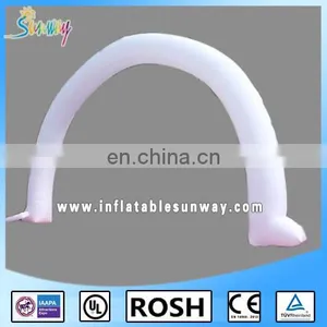 Commercial White With LED Light Inflatable Arch for Sale thumbnail-1