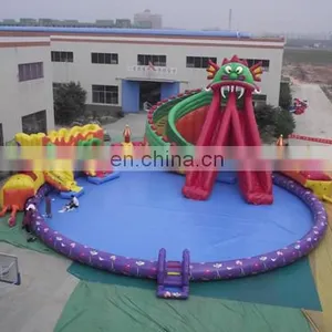 HI Lake Inflatables Water Games For Adults / Bouncia Aquapark Inflatable Water Park Equipment Price thumbnail-6