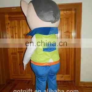 Promotional Lovely Custom Pig Mascot Costume for Adult Wearing thumbnail-6