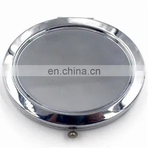 Yes Foldable and Pcket Mirror Style Flexible Blank Chic Metal Compact Mirror thumbnail-1